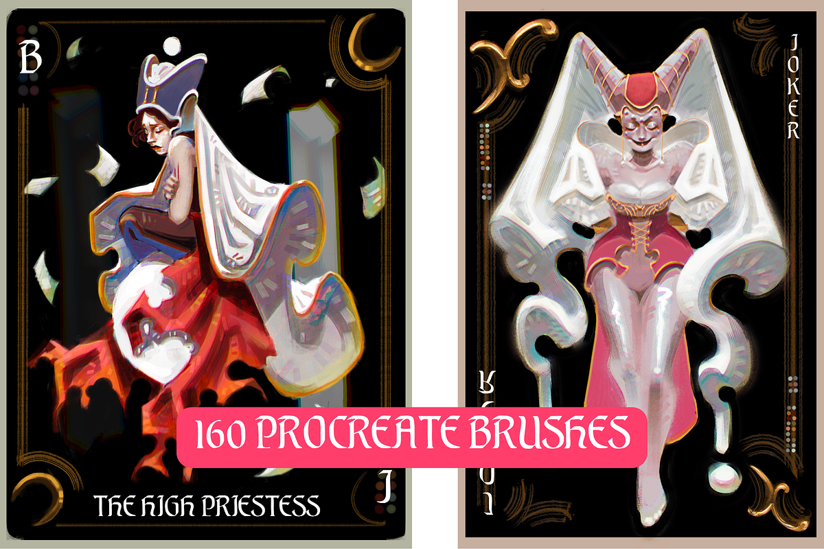 160 Procreate brush Mega pack, a Brush Add-On by Cavasker (Photo 1 of 7)