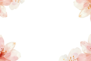 Light Watercolor Flowers With Clean, a Photo by LOGOCREATIVE
