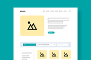 eCommerce Wireframe Landing Page, a Landing Page Template by MightyDesign (Thumbnail 2 of 9)
