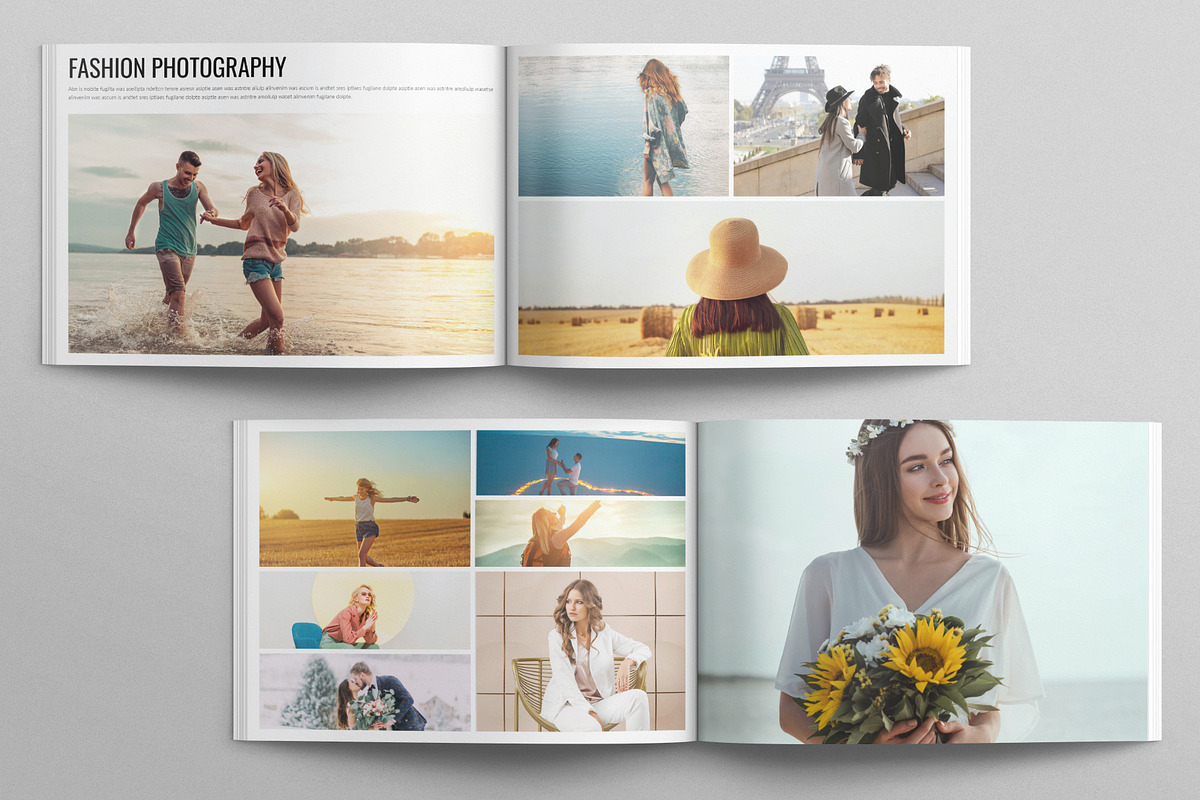 Photo Book Layout Design Template, a Brochure Template by E-Type (Photo 7 of 8)