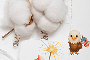 20 4th of July Clipart, a Decorative Illustration by Pati Charm Studio (Thumbnail 8 of 8)
