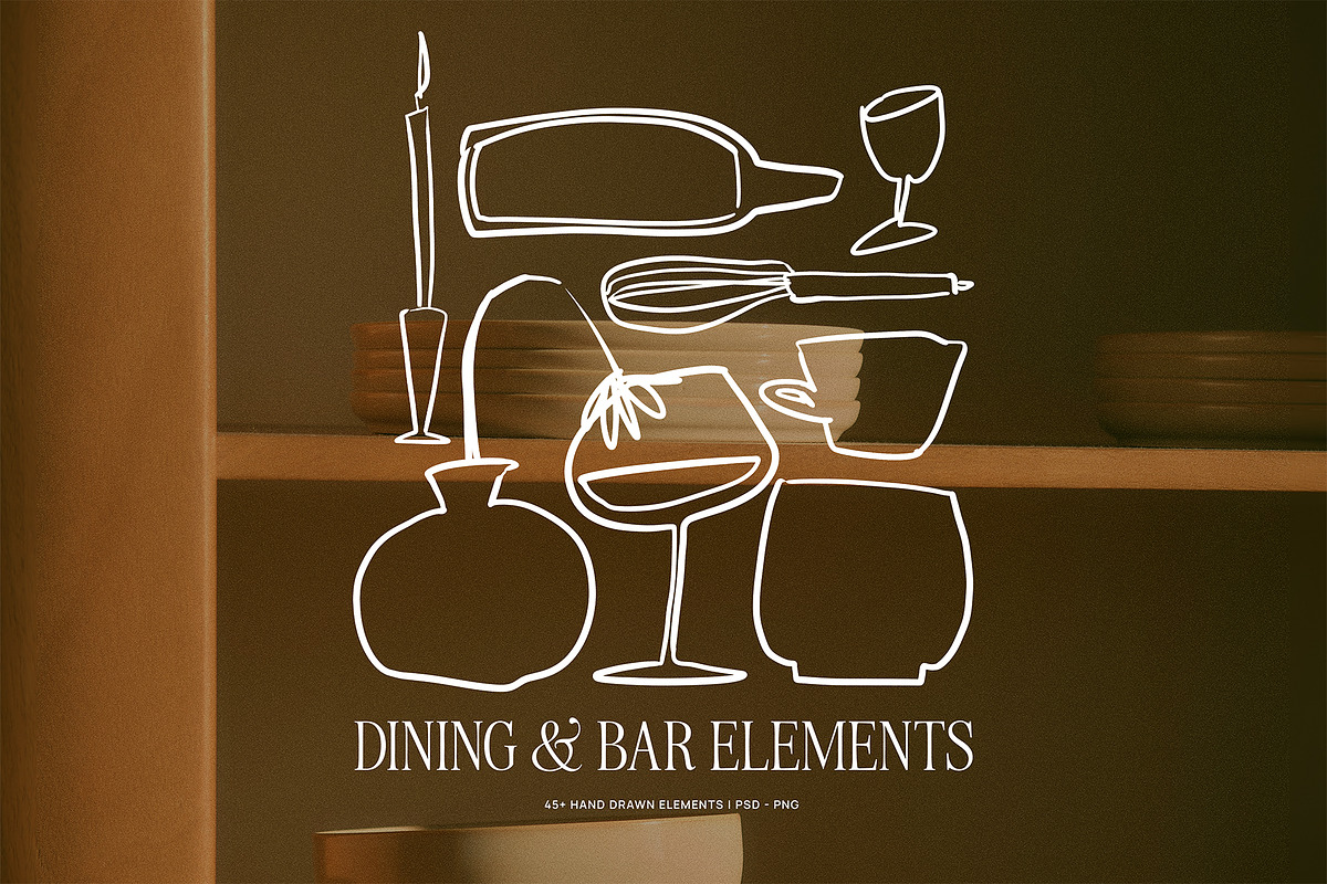 Bar, Café & Dining Illustrations, a Food Illustration by GFB Studio (Photo 1 of 8)