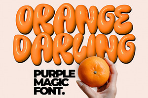 Purple Magic - 3D SVG Font