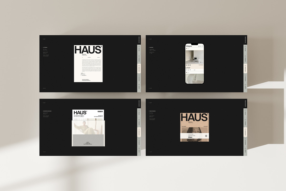 HAUS | Brand Guidelines, a Presentation Template by Studio Standard (Photo 10 of 13)