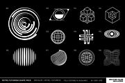 Retro Futurism Shape Pack 70+ Vector, a Technology Illustration by Invisual Studio (Thumbnail 7 of 11)