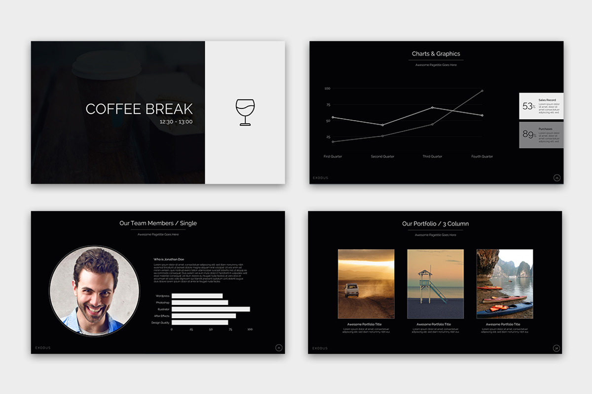 Exodus Keynote Template, a Presentation Template by PreFactory (Photo 6 of 6)