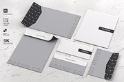 Mockup Stationery Kit on Wood and Ma, a Product Mockup by LESZ Design (Thumbnail 2 of 6)