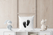 Baby Feet Vector Cut Files, an Object Graphic by Watercolor_Vector Graphic (Thumbnail 2 of 3)