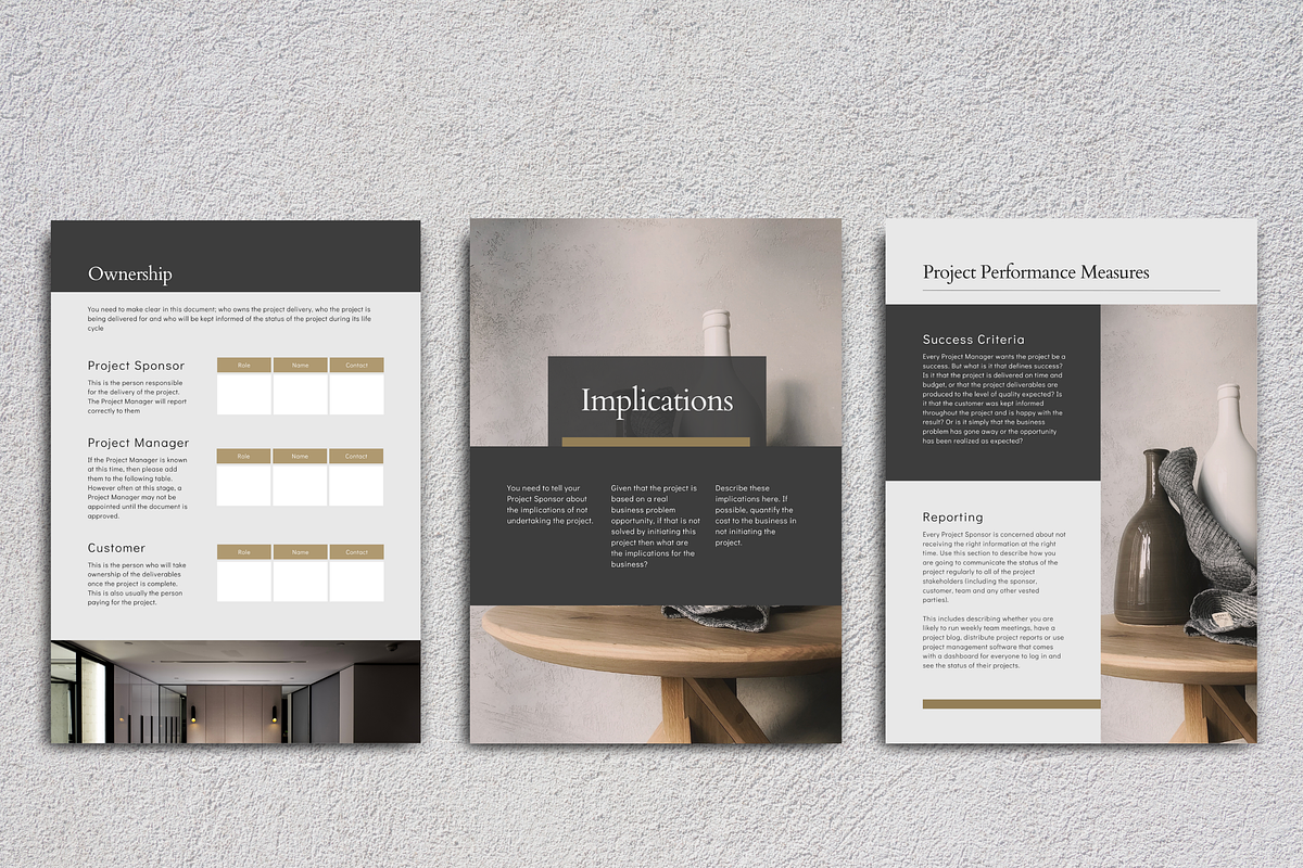 Black Gold Project Proposal Template, a Presentation Template by PayuStudio (Photo 9 of 10)