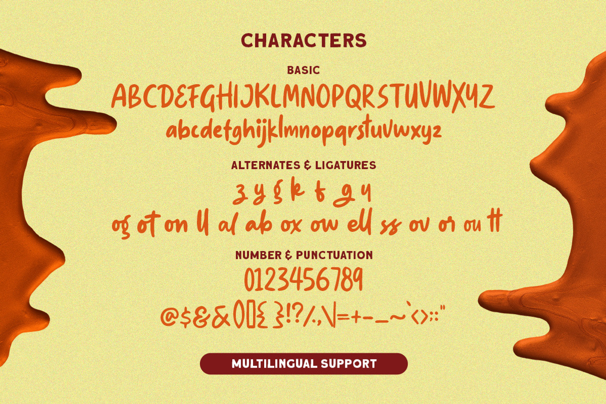 Slime Yogurt - Playful Font, a Font by Letterhend Studio (Photo 6 of 9)
