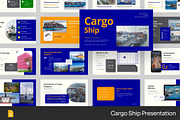 Cargo Shipping Google Slides, PPoint, a Presentation Template by Fit-tee (Thumbnail 1 of 2)