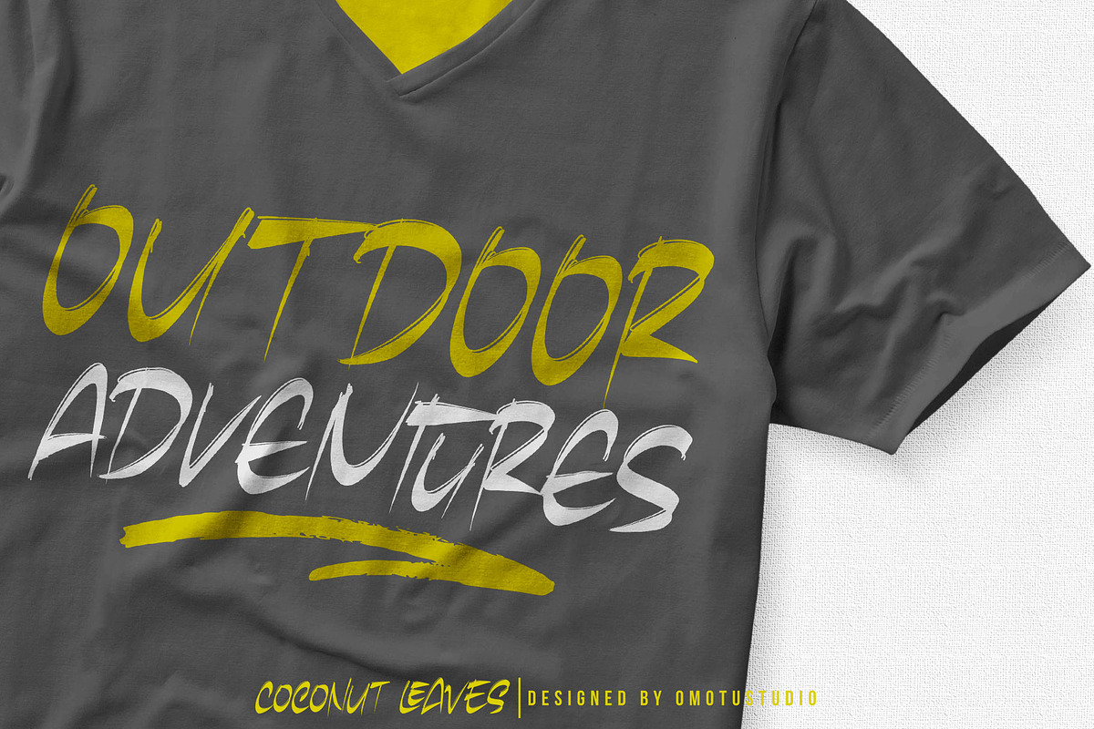Coconut Leaves, a Handwritten Font by Omotu Studio (Photo 3 of 10)