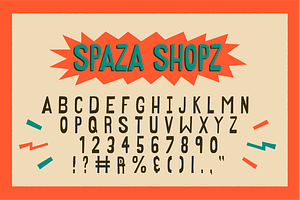 SPAZA SHOPZ - Display Font