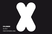 Cylinder Black - FREE Font, a Font by Fontsphere (Thumbnail 5 of 5)