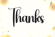 Hey Sunflower | Script Font, a Handwritten Font by Scratchones (Thumbnail 9 of 9)