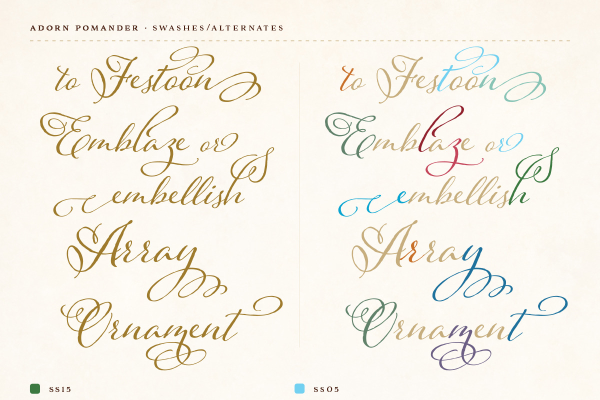 Adorn Collection, a Sans Serif Font by Laura Worthington (Photo 12 of 62)