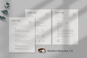 Minimal Resume | Canva , InDesign, a Resume Template by Design_Slide (Thumbnail 2 of 5)