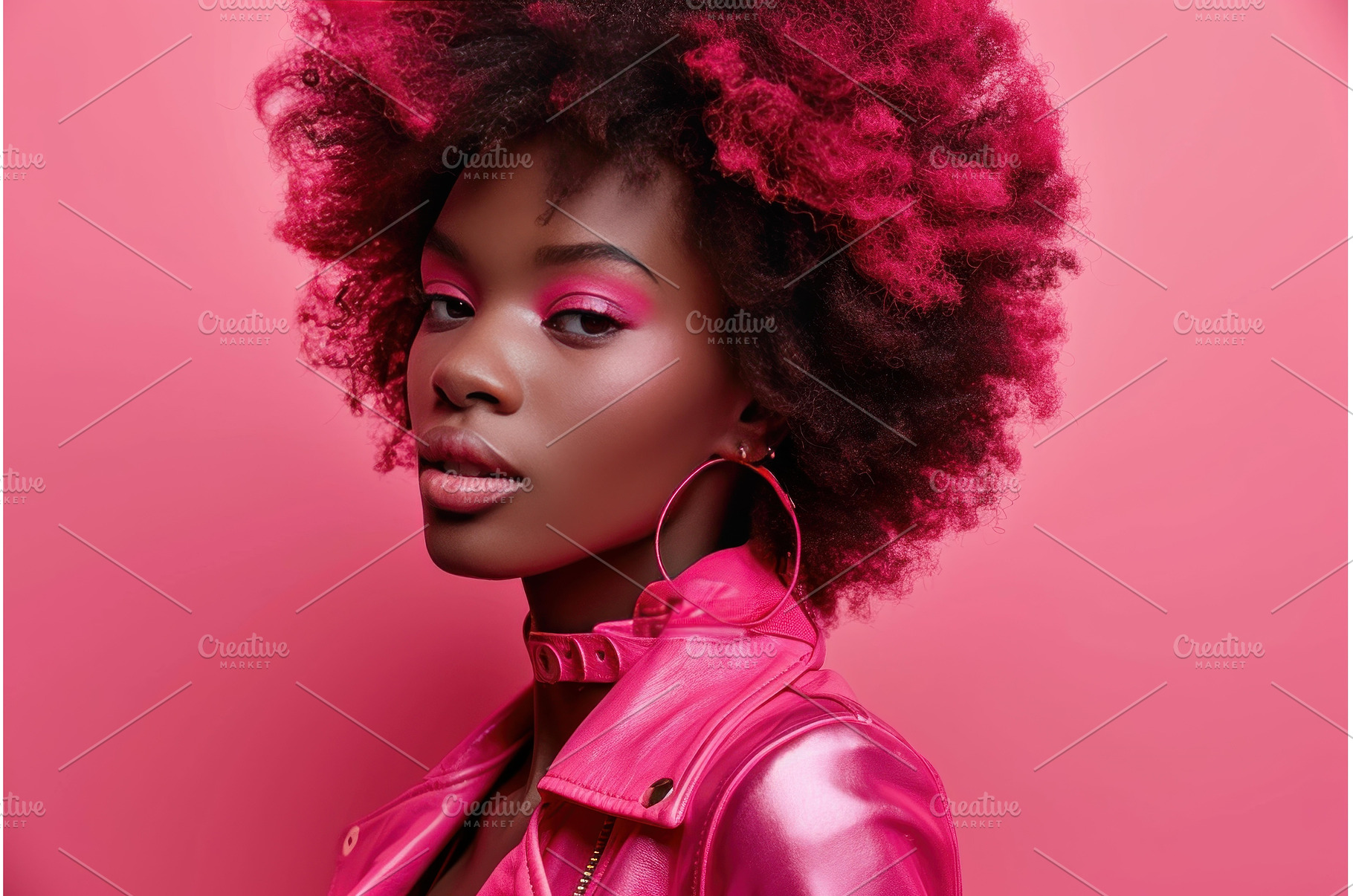 Fashionable woman with bold makeup, a Beauty & Fashion Photo by Ylivdesign