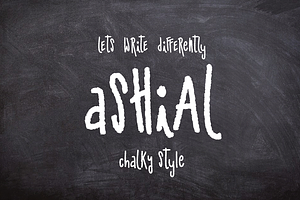 Ashial-Chalky Font