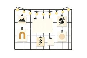 Decorative wall display with art, an Architecture Photo by ZinetroN