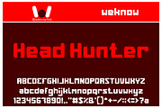 Head Hunter font, a Font by weknow (Thumbnail 2 of 5)