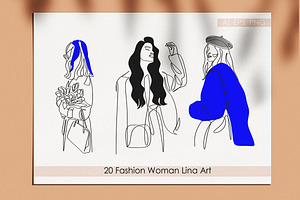 Women Fashion Art. Fashion Vector