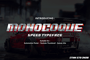 MONOCOQUE - Gaming Font, a Sans Serif Font by tokokoo (Thumbnail 4 of 15)