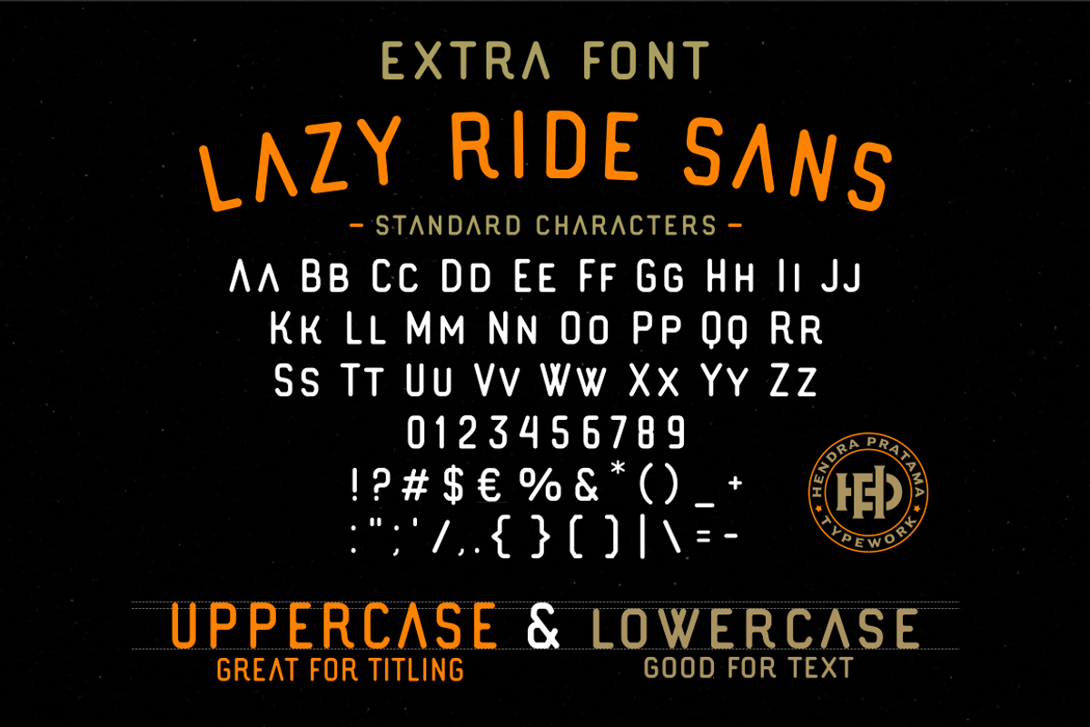 Lazy Ride - Script & Sans, a Script Font by Hendra Pratama (Photo 16 of 21)