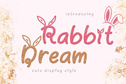 Rabbit Dream, a Handwritten Font by Yoga Letter (Thumbnail 1 of 5)