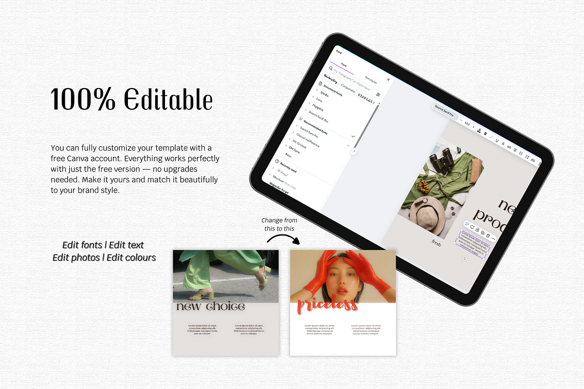 Editorial Fresh Instagram Templates, a Social Media Template by Lumisse Studio (Photo 10 of 10)