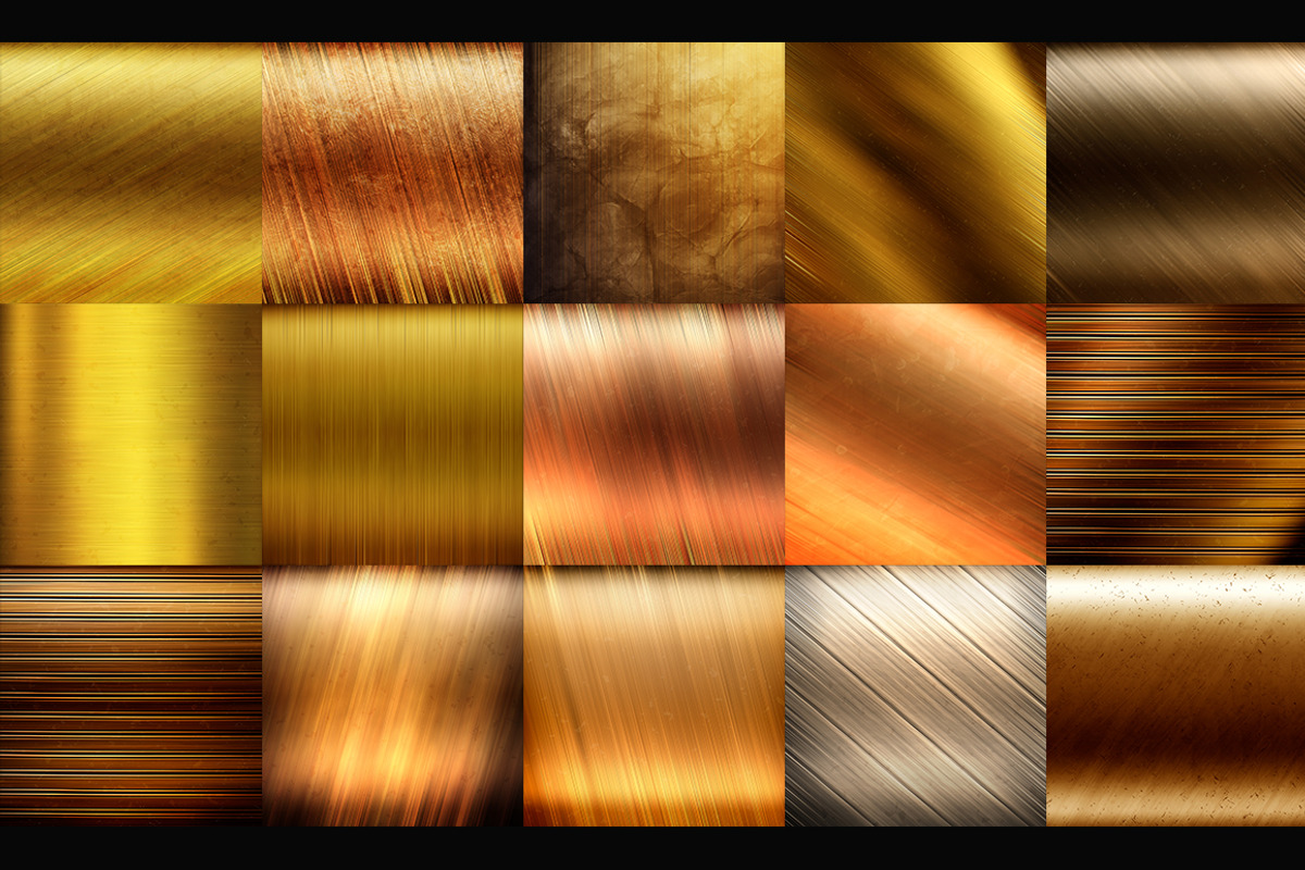 30 gold and silver metal textures, a Texture Graphic by caesart (Photo 3 of 4)
