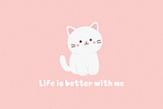 Friendly Cat | Handwritten Font, a Handwritten Font by EGAFontStudio (Thumbnail 4 of 8)