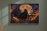 Quilled Halloween Wall Art Set, a Seasonal Illustration by PrintablesByFranklyn (Thumbnail 10 of 14)