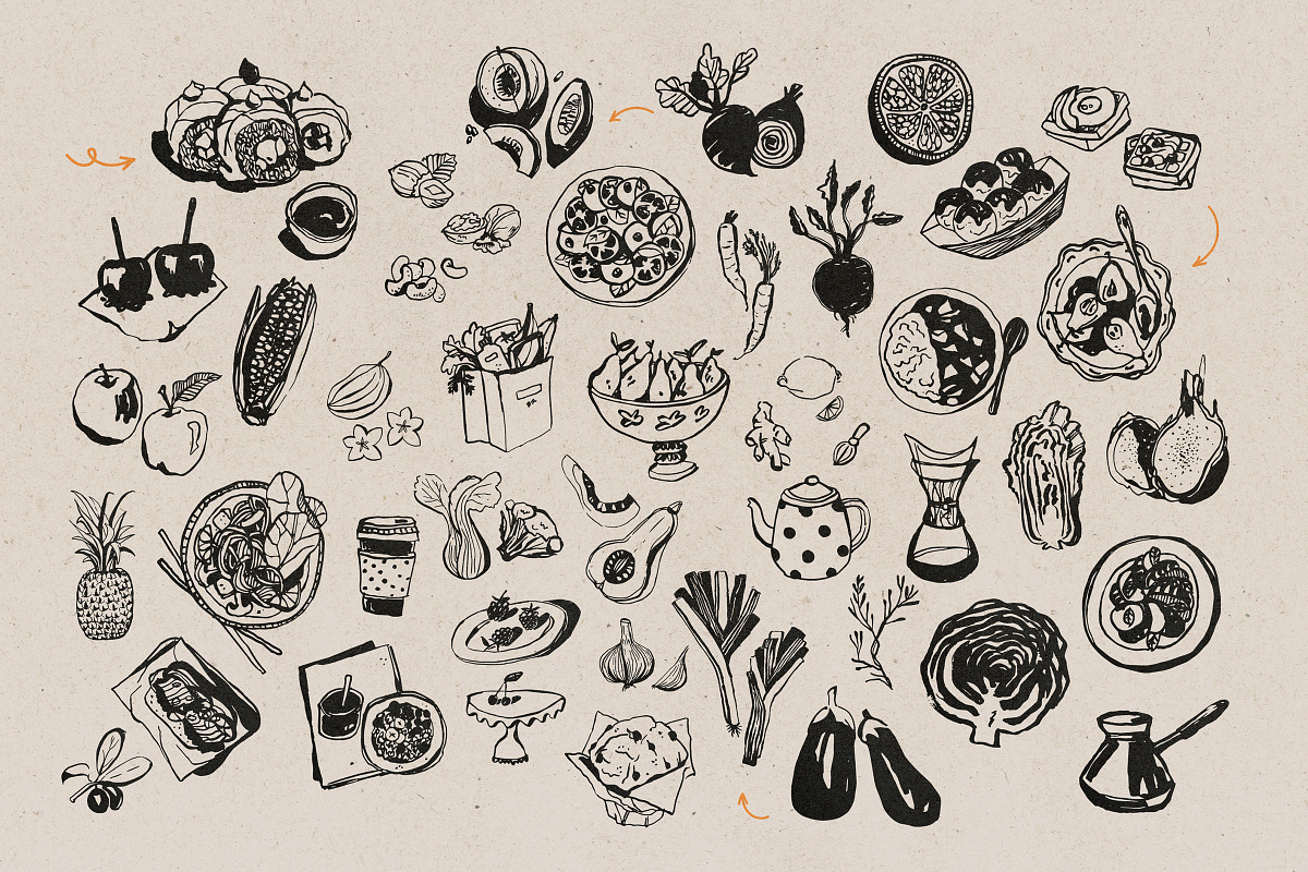 Food and Drinks Illustrations, a Food Illustration by iStar Design (Photo 16 of 17)