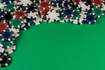 Gambling Chips On Red Table preview 4