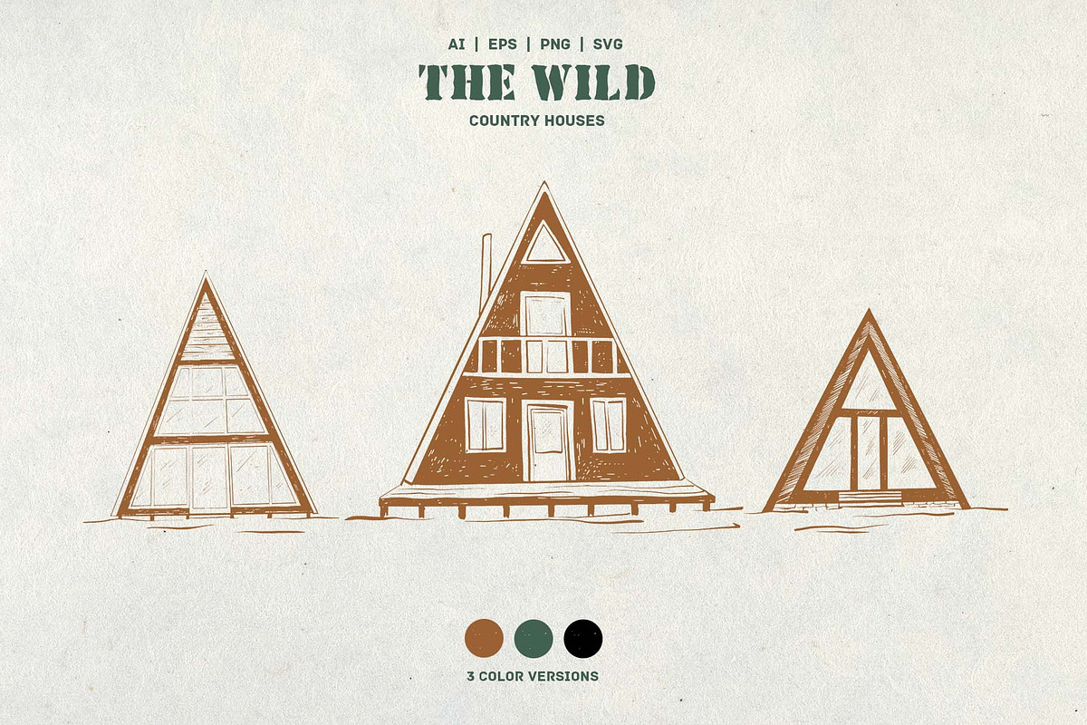 Hiking & Camping Vector Clipart Set, an Object Illustration by VerAna (Photo 5 of 13)