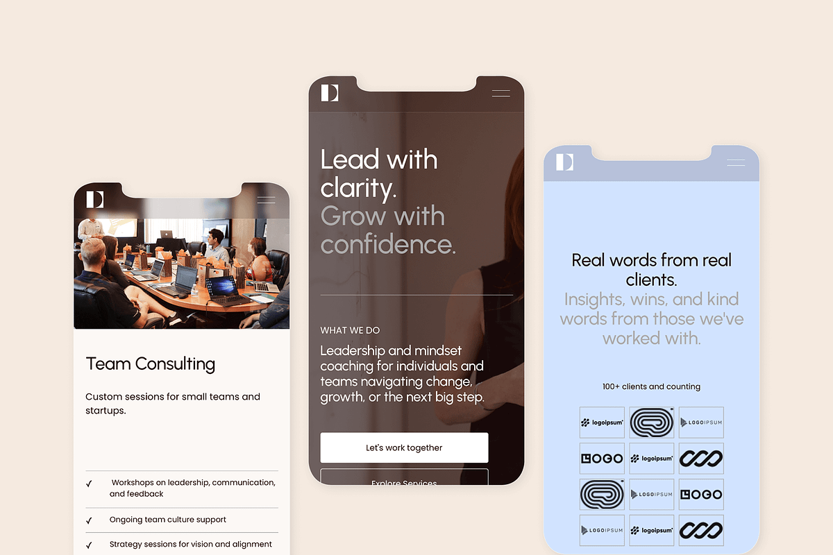 Coaching/Consulting Website Template, a Squarespace Template by WebInAWeek (Photo 6 of 7)