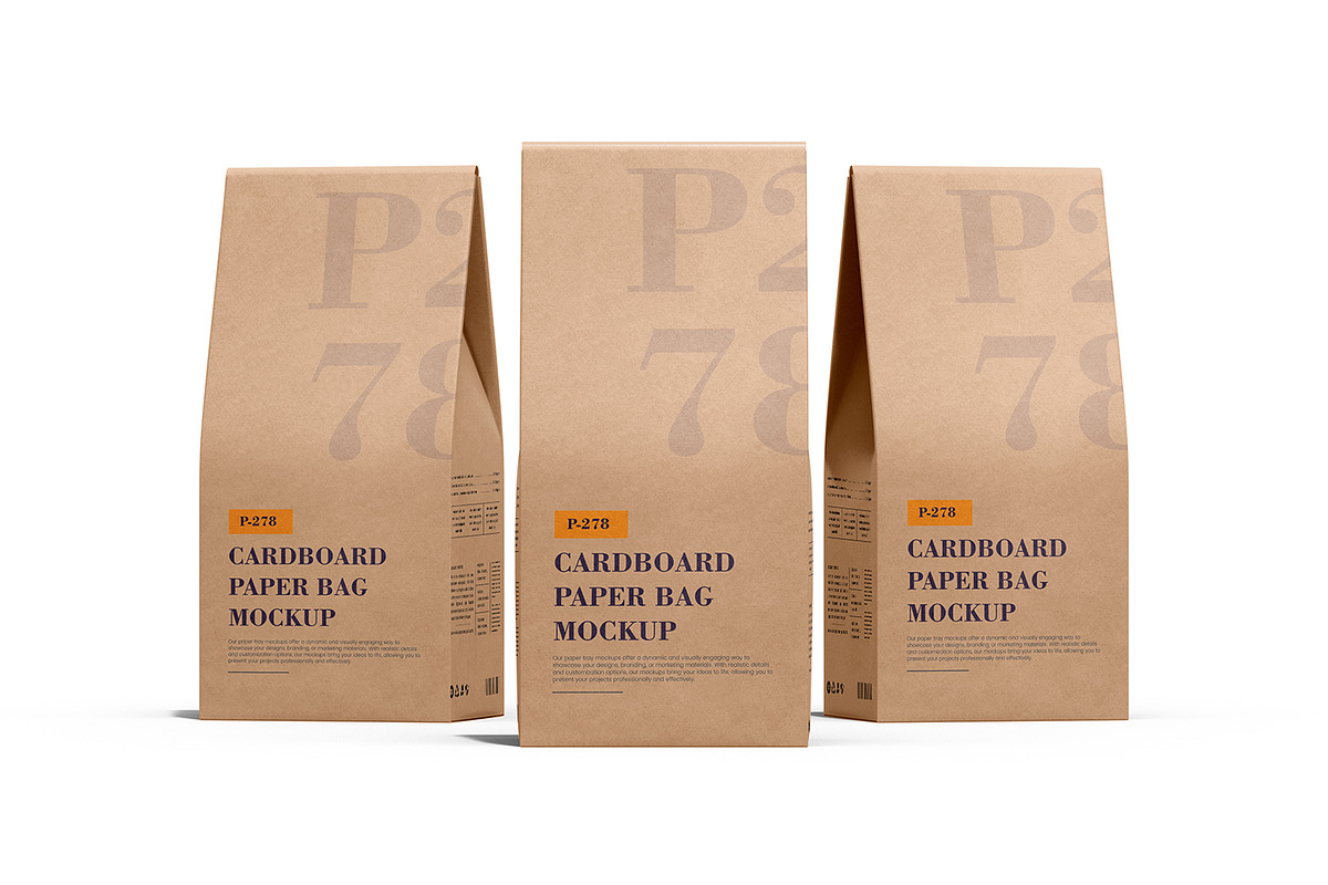 Paper Coffee Bag Packaging Mockup, a Packaging Mockup by Ram Studio LLC (Photo 11 of 21)