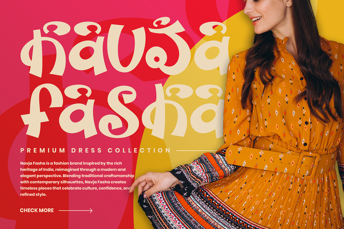 Jaisha - Hindi Display Font, a Font by Flawless And Co (Photo 2 of 10)