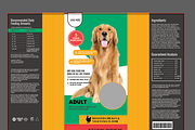 Dog Food Packaging Template, a Stationery Template by AIW SOLUTIONS (Thumbnail 3 of 6)