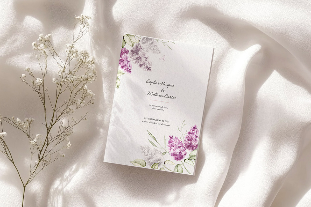 Lilac Garden Watercolor Collection, a Decorative Illustration by Liliia Polos Illustration (Photo 2 of 10)