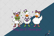 Mardi Gras Goose Coquette Bow PNG, an Illustration by Creative Art (Thumbnail 6 of 6)