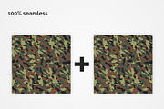 German Camouflage Seamless Patterns, a Pattern Graphic by 3Y_Design (Thumbnail 3 of 6)