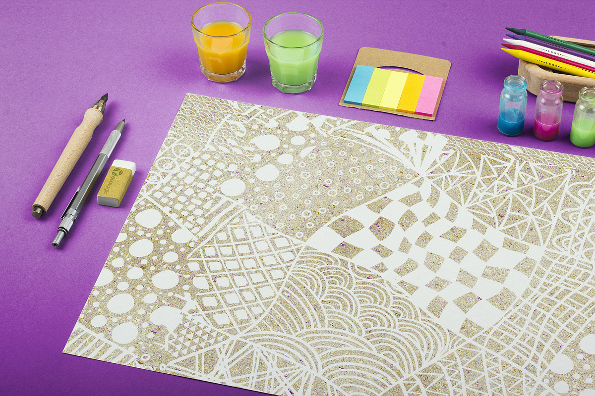 Zentangle Procreate Brushes Bundle, a Brush Add-On by Manifesto Design Gallery (Photo 3 of 14)