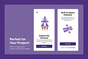 Rocket Launch & Spacecraft 3D Icons, a Technology Illustration by twinstd (Thumbnail 4 of 6)