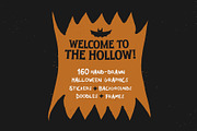 Haunted Hollow: Halloween Kit., a Seasonal Illustration by Red Monkey (Thumbnail 2 of 11)
