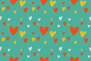 Set of pattrens with hearts, a Pattern Graphic by totokumi (Thumbnail 2 of 5)