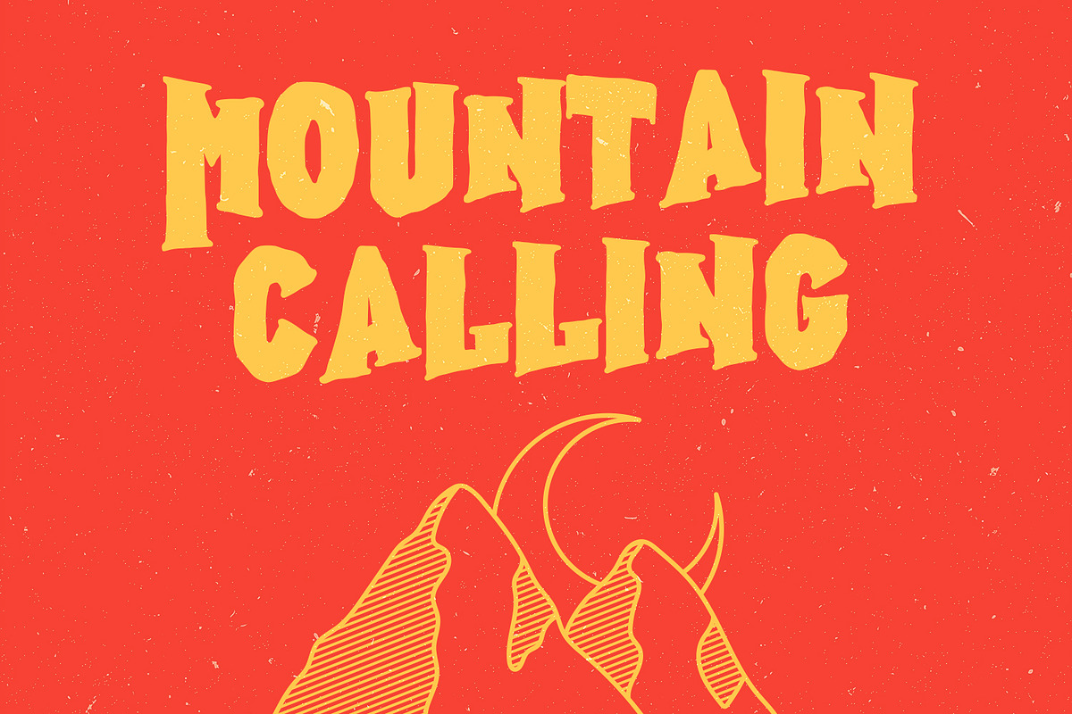Lebossh Vintage Display Typeface, a Handwritten Font by Maulana Creative (Photo 4 of 7)
