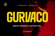 Gurvaco - Modern Condensed Font