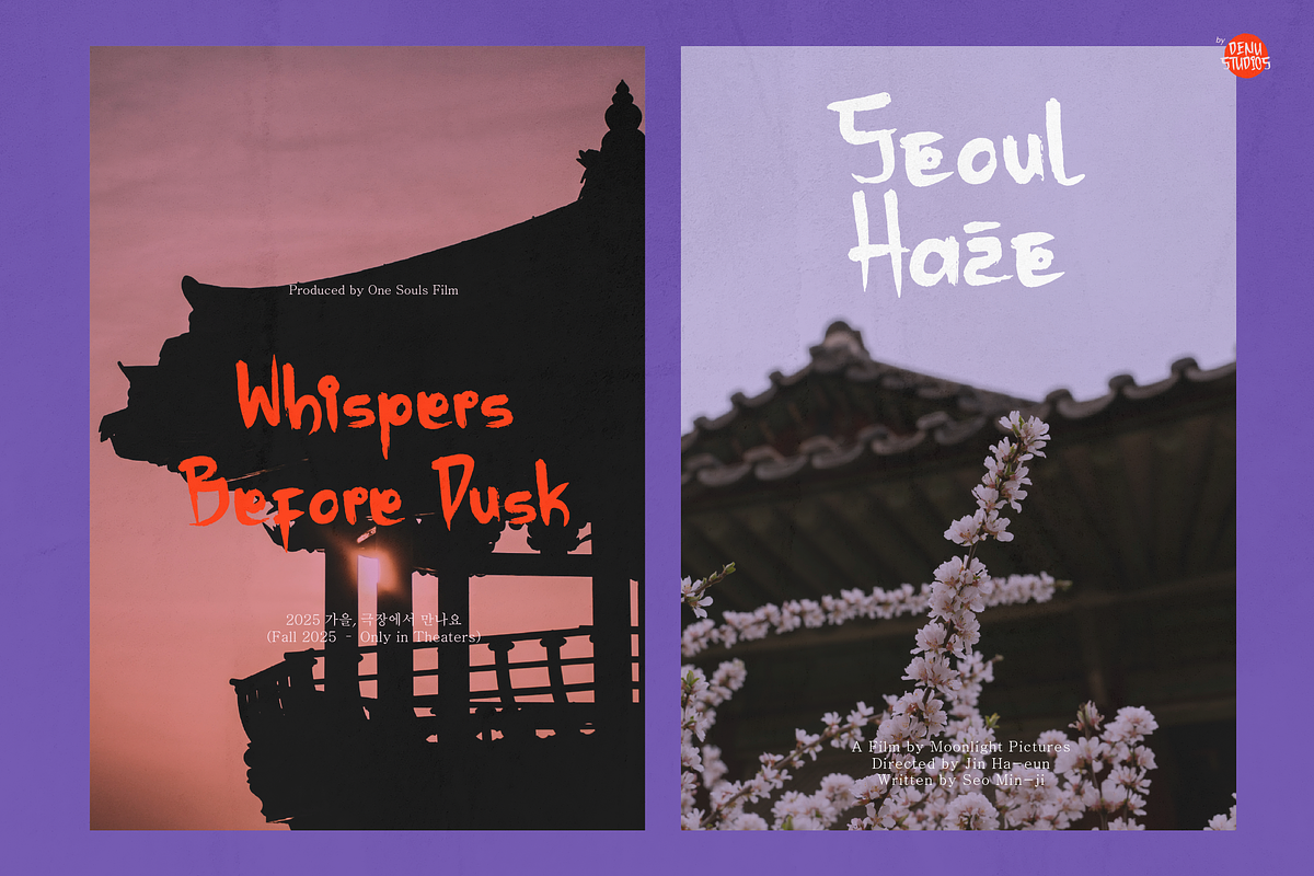 Baenim | Korean Solid Brush, a Handwritten Font by Denustudios (Photo 2 of 12)